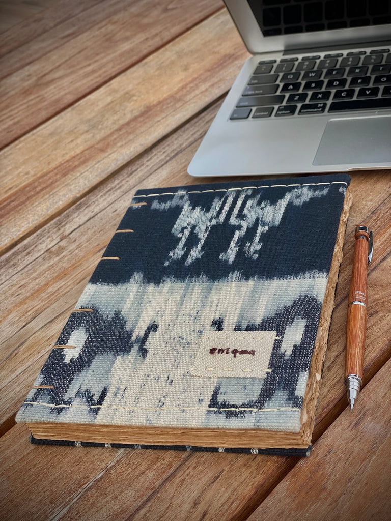 Enigma Handmade Notebook  |  Ikat