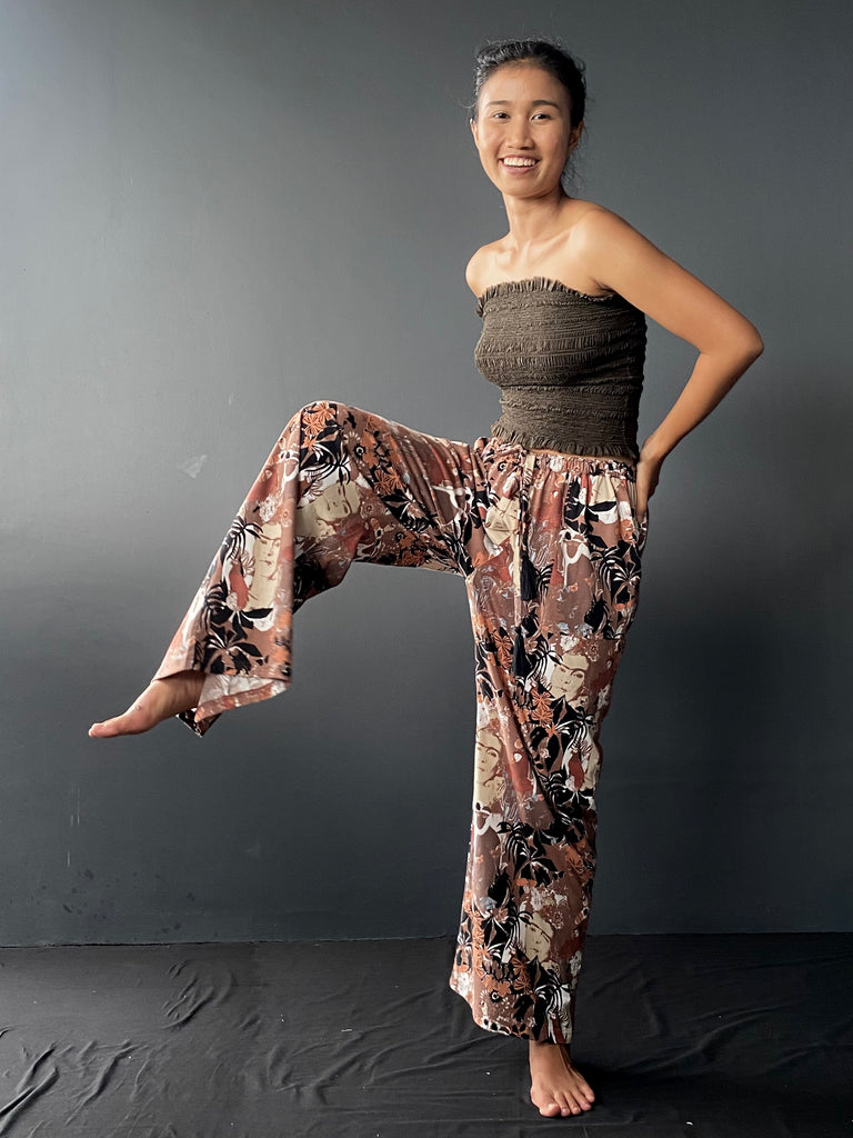 Frida Pants in Eco-dyed Organic Cotton | Jersey