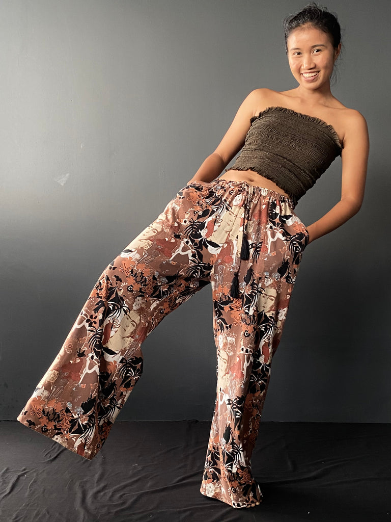 Frida Pants in Eco-dyed Organic Cotton | Jersey